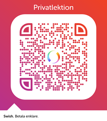 Privatkurs Swish QR-kod